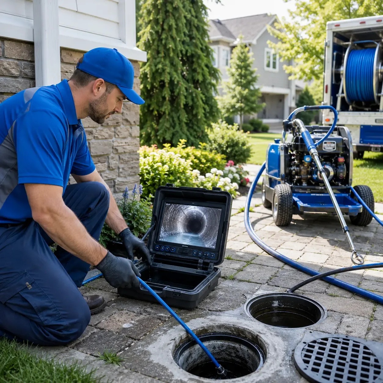 Outdoor drain cleaning professionals serving Laughlintown, PA